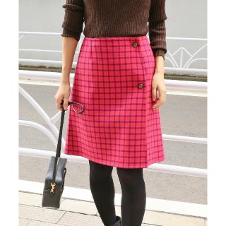 イエナ(IENA)の🌷専用です🌷✨新品・未使用✨Wフェイスリバーシブルミニ丈スカート(ひざ丈スカート)