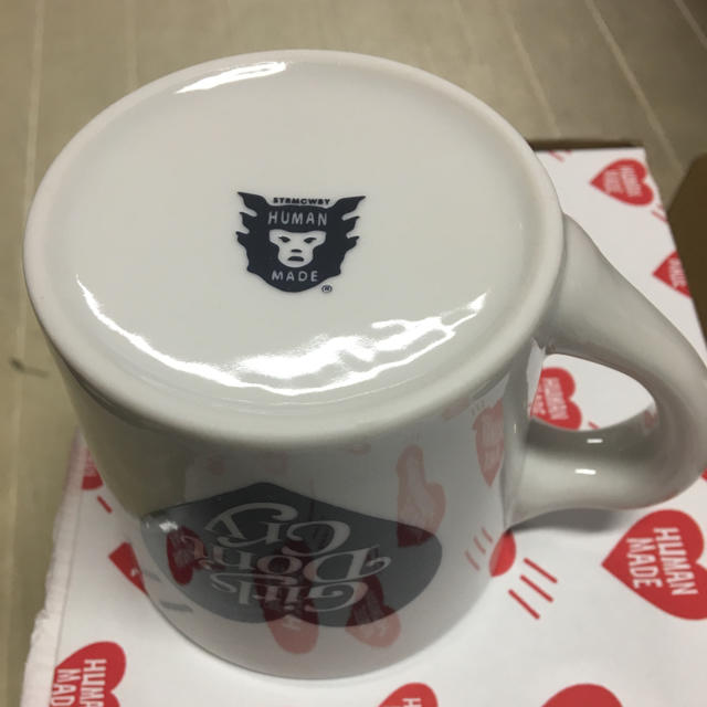 HUMANMADE 2MUG CUP WHITE ヒューマンメイド マグカップ インテリア/住まい/日用品のキッチン/食器(グラス/カップ)の商品写真