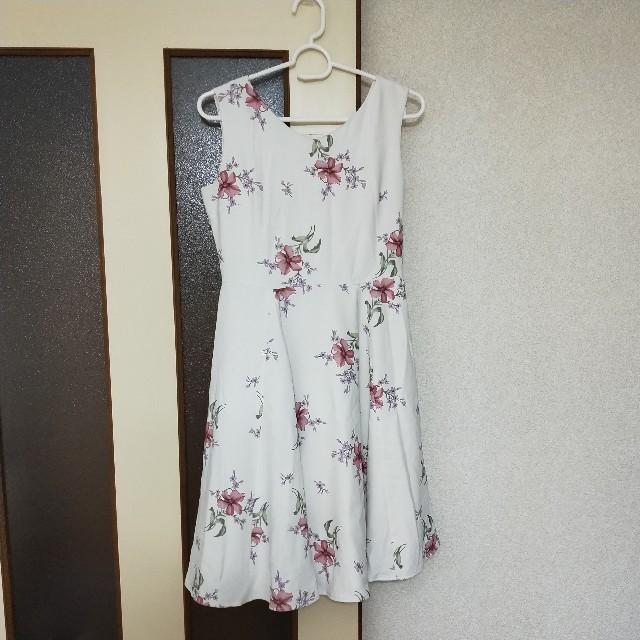 【美品】JILLbyJILLSTUART バックリボン 花柄 ワンピース S 1