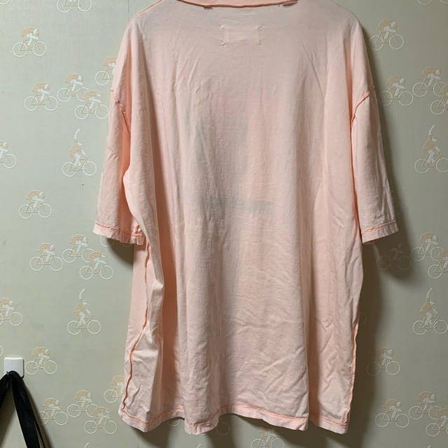 Maison Martin Margiela(マルタンマルジェラ)のMaison Margiera Tシャツ ピンク オーバーサイズ　マルジェラ メンズのトップス(Tシャツ/カットソー(半袖/袖なし))の商品写真