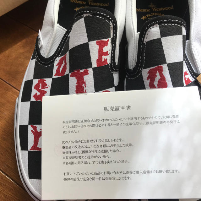 Vivienne Westwood(ヴィヴィアンウエストウッド)のVivienne Westwood VANS CHECKERBOARD レディースの靴/シューズ(スニーカー)の商品写真