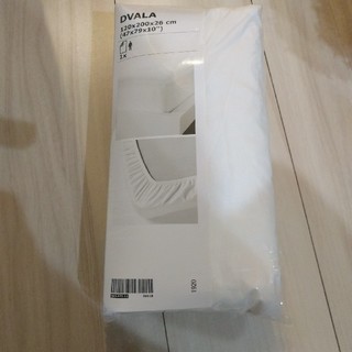 イケア(IKEA)の新品未使用イケア　セミダブルサイズボックスシーツ2枚(シーツ/カバー)
