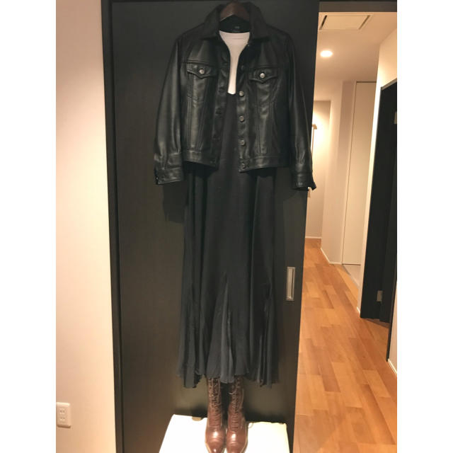 23区(ニジュウサンク)のご専用です‼️美品☆23区   レザージャケット BLACK size38 メンズのジャケット/アウター(レザージャケット)の商品写真