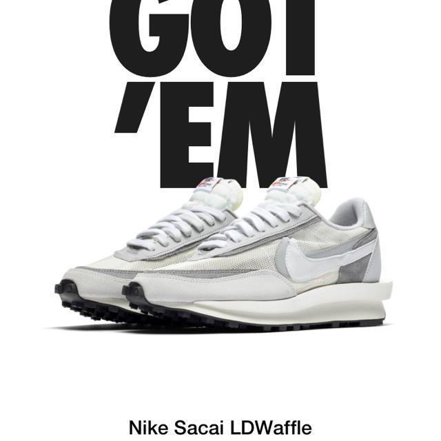 NIKE Sacai LDWaffle ナイキ サカイ スニーカーメンズ