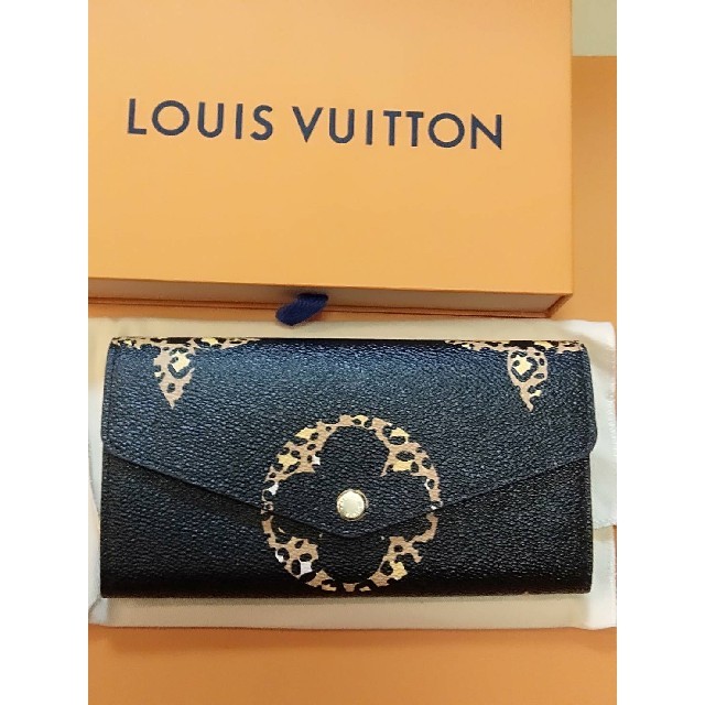 ルイヴィトン LOUIS VUITTON ポルトフォイユ サラ M67875 モノグラムジャングル 2つ折り 長財布 モノグラムキャンバス ブラック