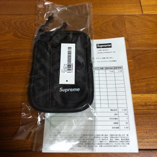 シュプリーム(Supreme)のSupreme Small Zip Pouch Black(ポーチ)