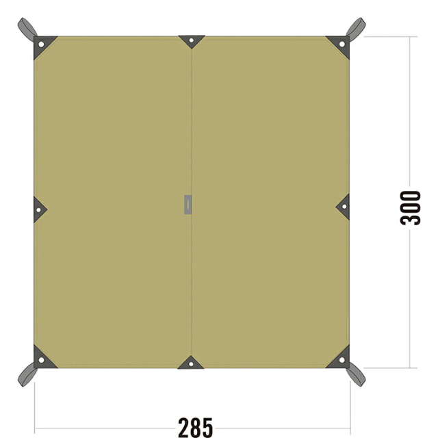 エバニュー(EVERNEW) ポリコットンタープ Tarp TC4 ECQ204 - 1