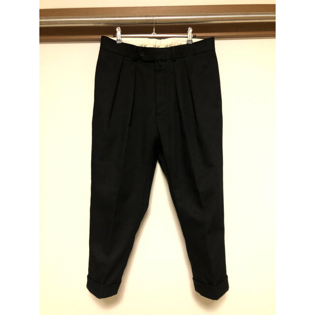 NEAT Cotton Karsey / Black tapered 48 メンズのパンツ(スラックス)の商品写真