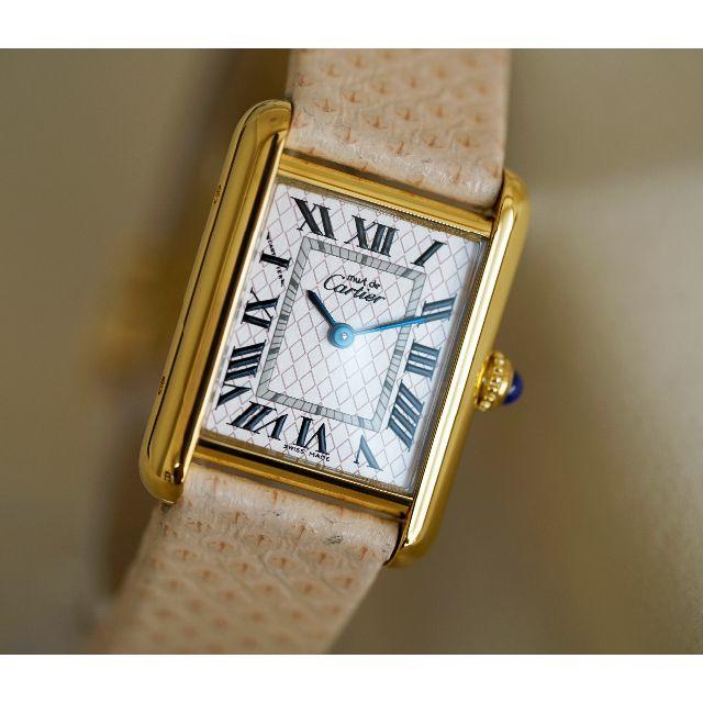 Cartier(カルティエ)の美品 カルティエ マスト タンク アクアリーノ SM Xmas限定モデル レディースのファッション小物(腕時計)の商品写真