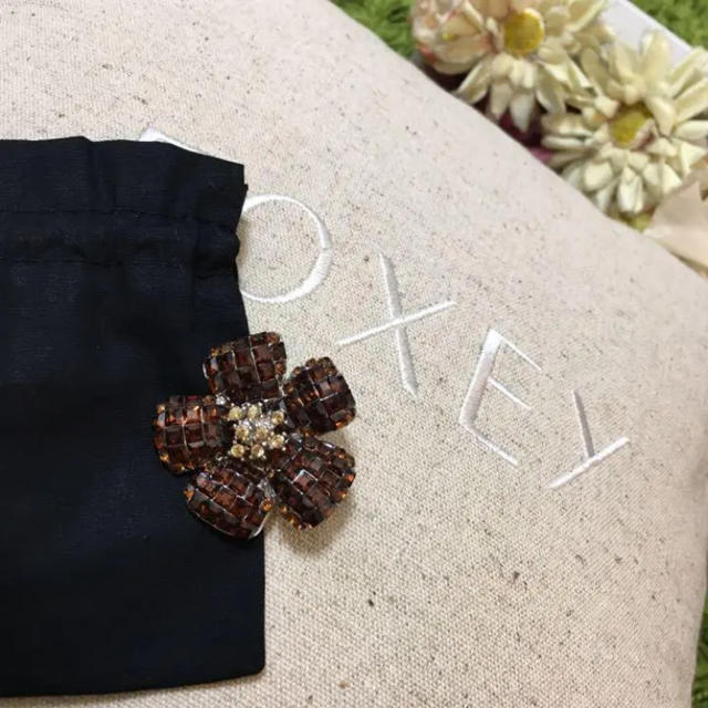 定番フォクシー❤お花型ブローチ 秋色ブラウン 割引クーポン noxcapital.de
