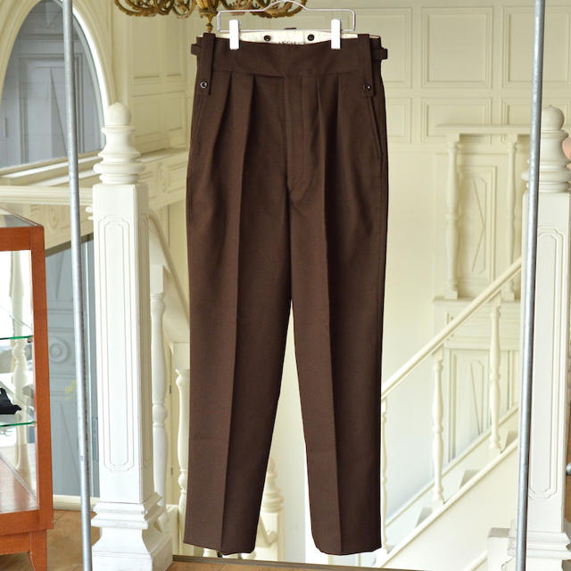 新品】NEAT Cotton Kersey Beltless BROWN M towinglouisvilleky.com