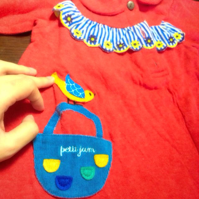 Petit jam(プチジャム)のプチジャム＊秋色ワンピース80 キッズ/ベビー/マタニティのベビー服(~85cm)(ワンピース)の商品写真