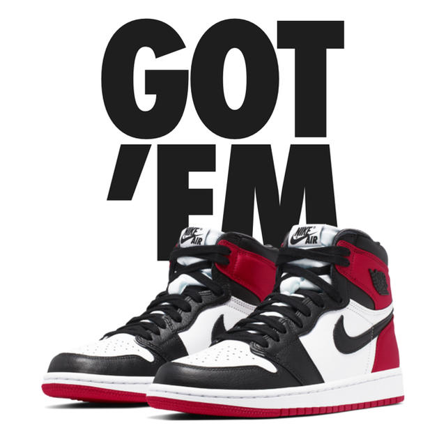 jordan 1 satin black toe 23 ジョーダン ナイキ