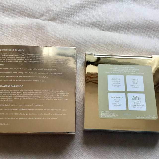 BECCA X KHLOE 限定フェイスカラーパレットベッカX クロエ 3