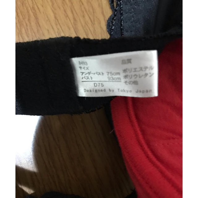 ブラ ショーツ Ｄ75 レディースの下着/アンダーウェア(ブラ&ショーツセット)の商品写真