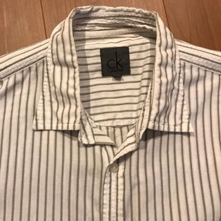 カルバンクライン(Calvin Klein)のCK カルバン・クライン ストライプシャツ (Tシャツ/カットソー(半袖/袖なし))