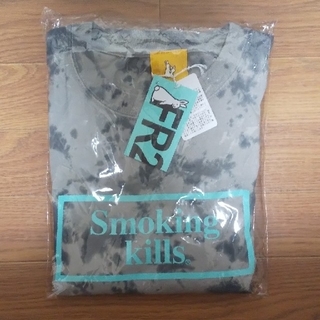 ヴァンキッシュ(VANQUISH)の#FR2 Smokingkills tie-dye Tシャツ 月桃 沖縄限定(Tシャツ/カットソー(半袖/袖なし))