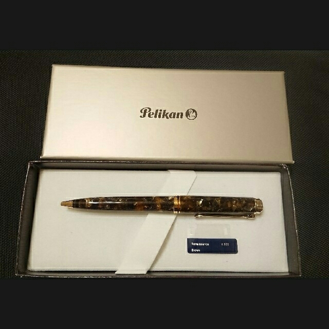 Pelikan(ペリカン)の最終特別【未使用】ペリカン◆スーベレーン K800ルネサンスブラウン ボールペン インテリア/住まい/日用品の文房具(ペン/マーカー)の商品写真