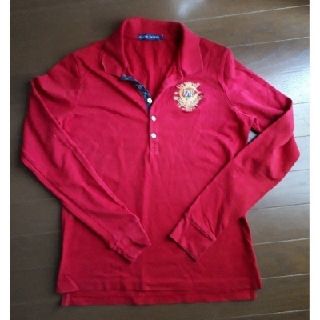 ラルフローレン(Ralph Lauren)のシオカラーズ様　美品　RALPH LAUREN　ポロシャツ　赤色(ポロシャツ)