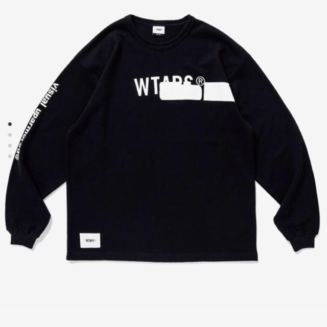 W)taps(ダブルタップス)のWTAPS 19AW SIDE EFFECT. DESIGN LS 01 黒 L メンズのトップス(Tシャツ/カットソー(七分/長袖))の商品写真