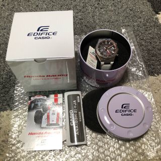 エディフィス(EDIFICE)の新品 カシオ EDIFICE エディフィス Honda Racing F1 (腕時計(アナログ))