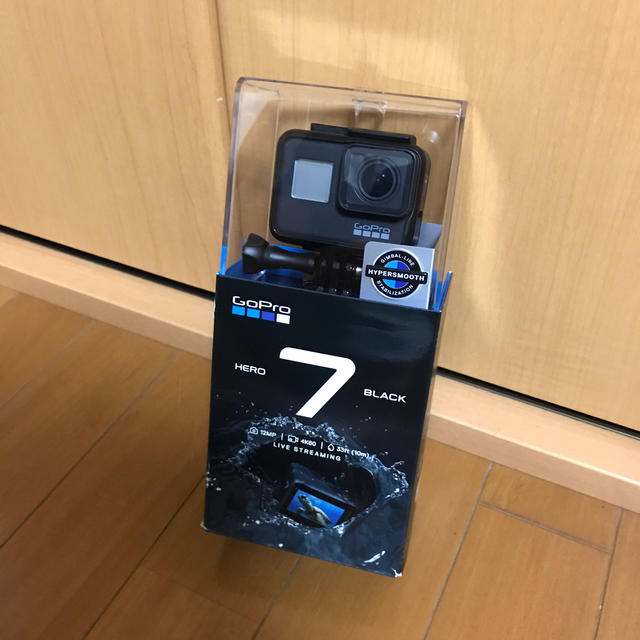 GoPro(ゴープロ)のGopro HERO7 black スマホ/家電/カメラのカメラ(コンパクトデジタルカメラ)の商品写真