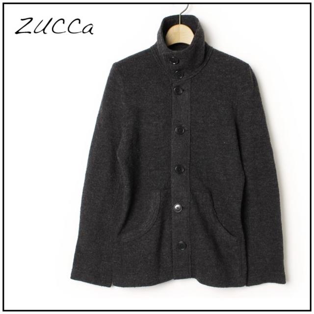 ZUCCa(ズッカ)のZUCCa ニットJK チャコールグレー M レディースのトップス(カーディガン)の商品写真