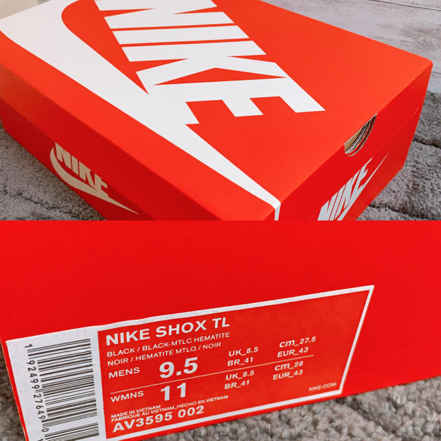NIKE(ナイキ)の【新品】NIKE SHOX TL ナイキ ショックス TL ブラック 27.5㎝ メンズの靴/シューズ(スニーカー)の商品写真