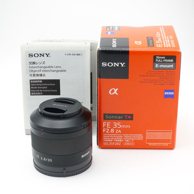 Sonnar T* FE 35mm F2.8 ZA SEL35F28Z 美品