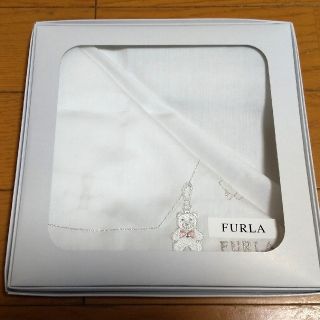 フルラ(Furla)の【新品】FURLA ハンカチ 白(ハンカチ)