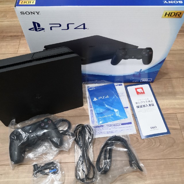 ゲームソフト/ゲーム機本体PlayStation4 ジェット・ブラック 500GB