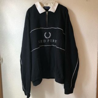 フレッドペリー(FRED PERRY)のフレッドペリー★ハーフジップ★スウェット★ブラック★トレーナー(スウェット)