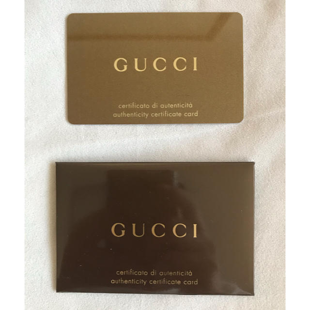 Gucci(グッチ)のGUCCI  ギャランティーカード その他のその他(その他)の商品写真