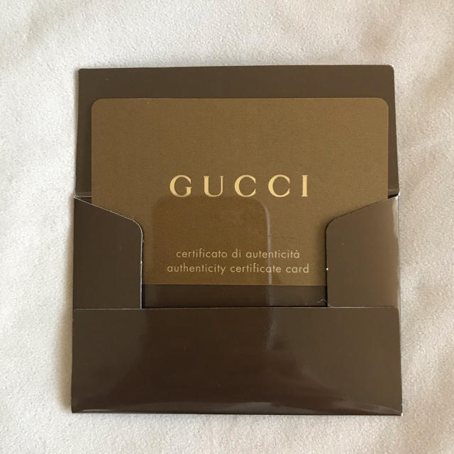 Gucci(グッチ)のGUCCI  ギャランティーカード その他のその他(その他)の商品写真