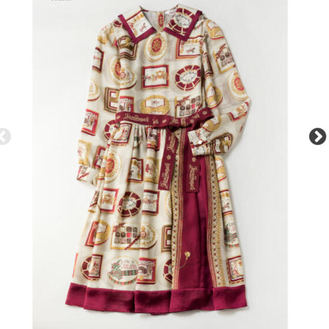 JaneMarple(ジェーンマープル)のJane marple Royal chocolate dress ワンピース レディースのワンピース(ひざ丈ワンピース)の商品写真