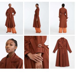 MaxMara マックス マーラ テクニカル タフタ ダスターコート