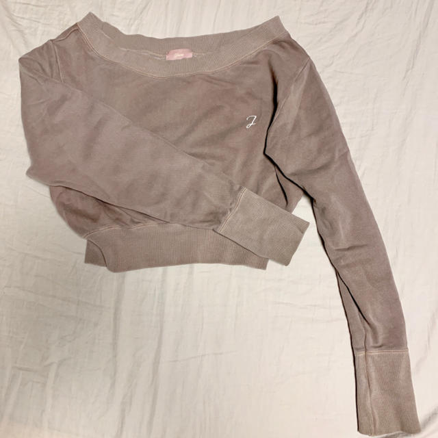 ALEXIA STAM(アリシアスタン)のjuemi♡ Loose Neck Pigment Dyed Sweat   レディースのトップス(トレーナー/スウェット)の商品写真