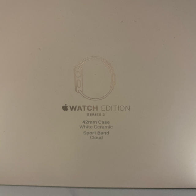 Apple Watch(アップルウォッチ)のApple Watch Series 2 42mm Edition スマホ/家電/カメラのスマートフォン/携帯電話(スマートフォン本体)の商品写真