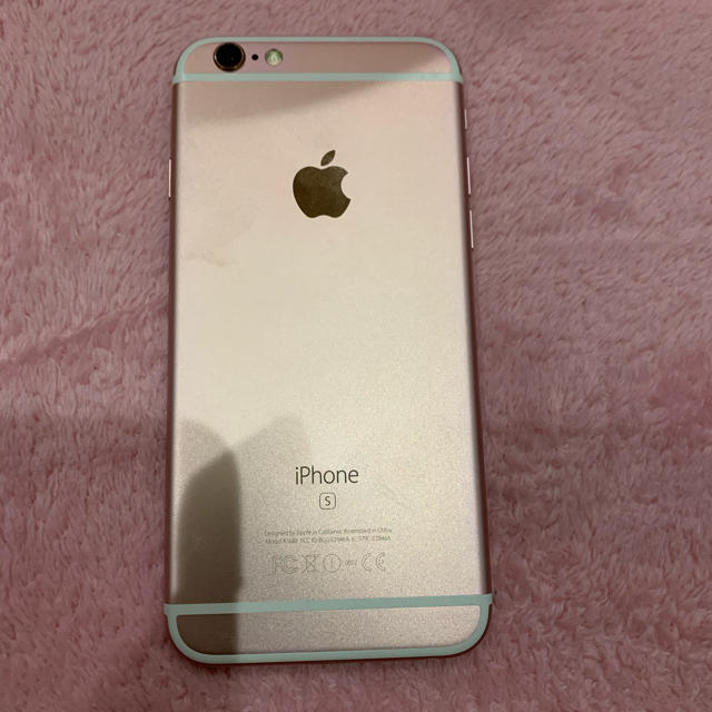 白ロム 美品　 au iPhone 6S 128GB ローズゴールド