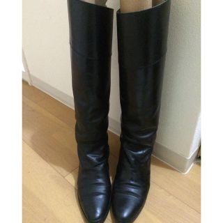 サンローラン(Saint Laurent)のイヴサンローラン♡フラットブーツ(ブーツ)