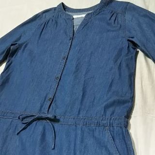 ショコラフィネローブ(chocol raffine robe)のchocol raffine robe の デニム ワンピース(ひざ丈ワンピース)