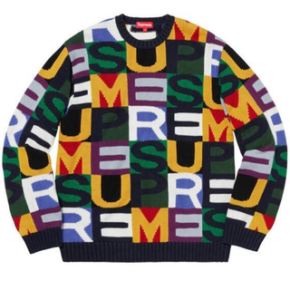 シュプリーム(Supreme)の25日まで値下げ！supreme ニット XL (ニット/セーター)