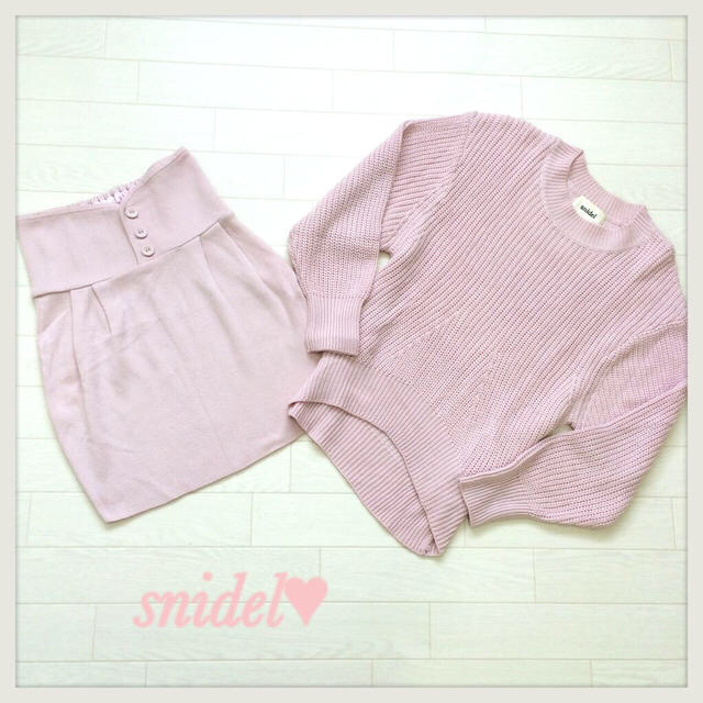 snidel♡ニットセットアップ