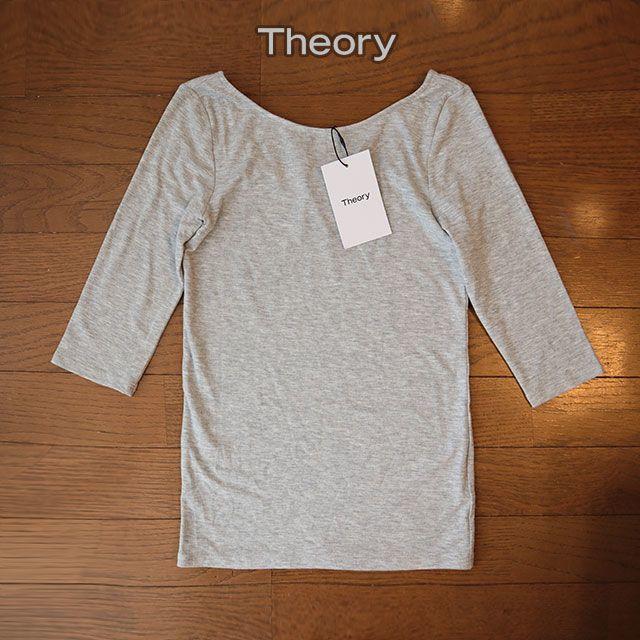 theory(セオリー)の【未使用 タグ付き】 ♡ Theory ♡ 五分袖 トップス カットソー レディースのトップス(Tシャツ(長袖/七分))の商品写真