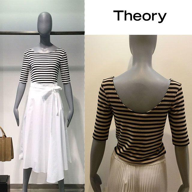 theory(セオリー)の【未使用 タグ付き】 ♡ Theory ♡ 五分袖 トップス カットソー レディースのトップス(Tシャツ(長袖/七分))の商品写真