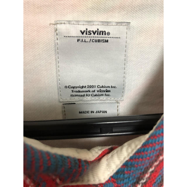 VISVIM BLACK ELK FLANNEL SHIRT 赤