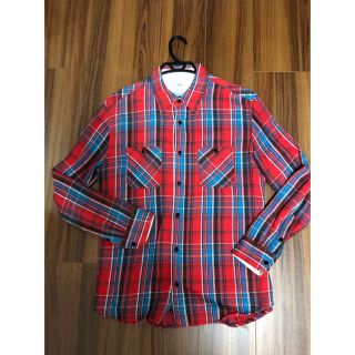 ヴィスヴィム(VISVIM)のVISVIM BLACK ELK FLANNEL SHIRT 赤(シャツ)