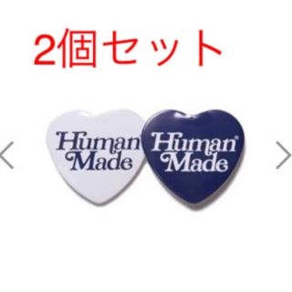 シュプリーム(Supreme)のHUMANMADE×Girls Don't Cry HEART BADGE 2個(キーホルダー)