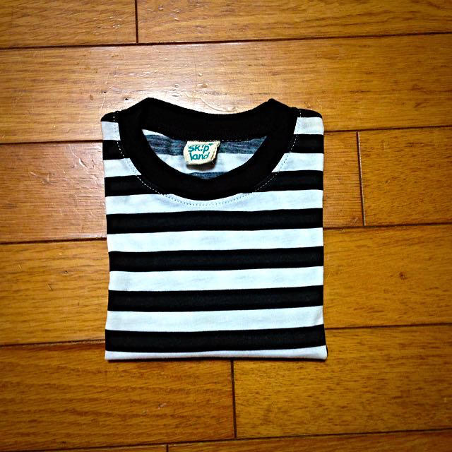 Skip Land(スキップランド)のskip land ボーダーTシャツ キッズ/ベビー/マタニティのキッズ服男の子用(90cm~)(Tシャツ/カットソー)の商品写真