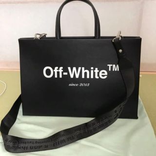 オフホワイト(OFF-WHITE)のoff-white レザートートバッグ(トートバッグ)